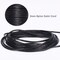 Nylon Satin Cord, 295 Feet 2mm Black Nylon String for Jewelry Making, Silky Rattail Cord for Bracelets, Necklaces, Macrame Keychains, Lanyards, Beading